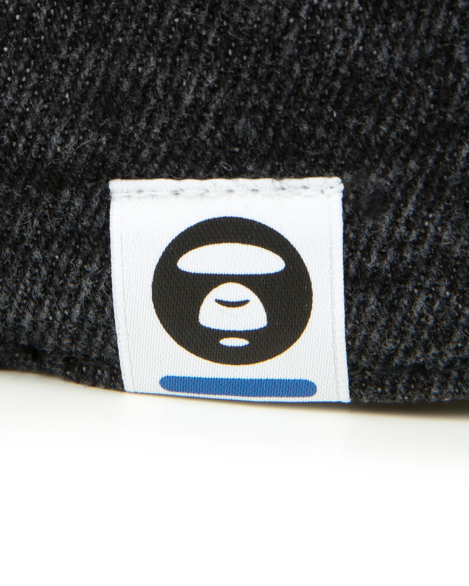 Moonface embroidered denim cap - Image 3