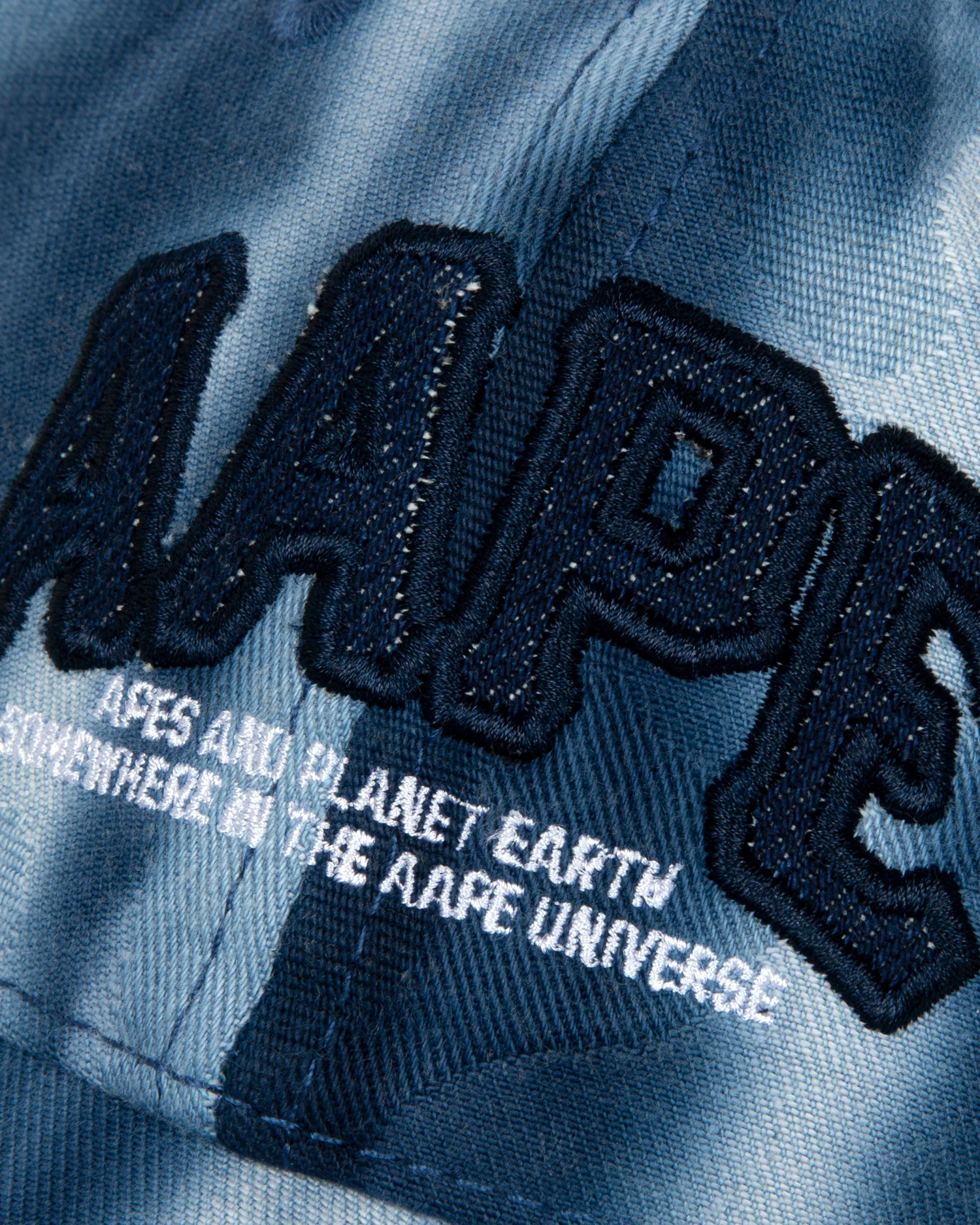 Moonface embroidered tie-dye baseball cap - Image 10