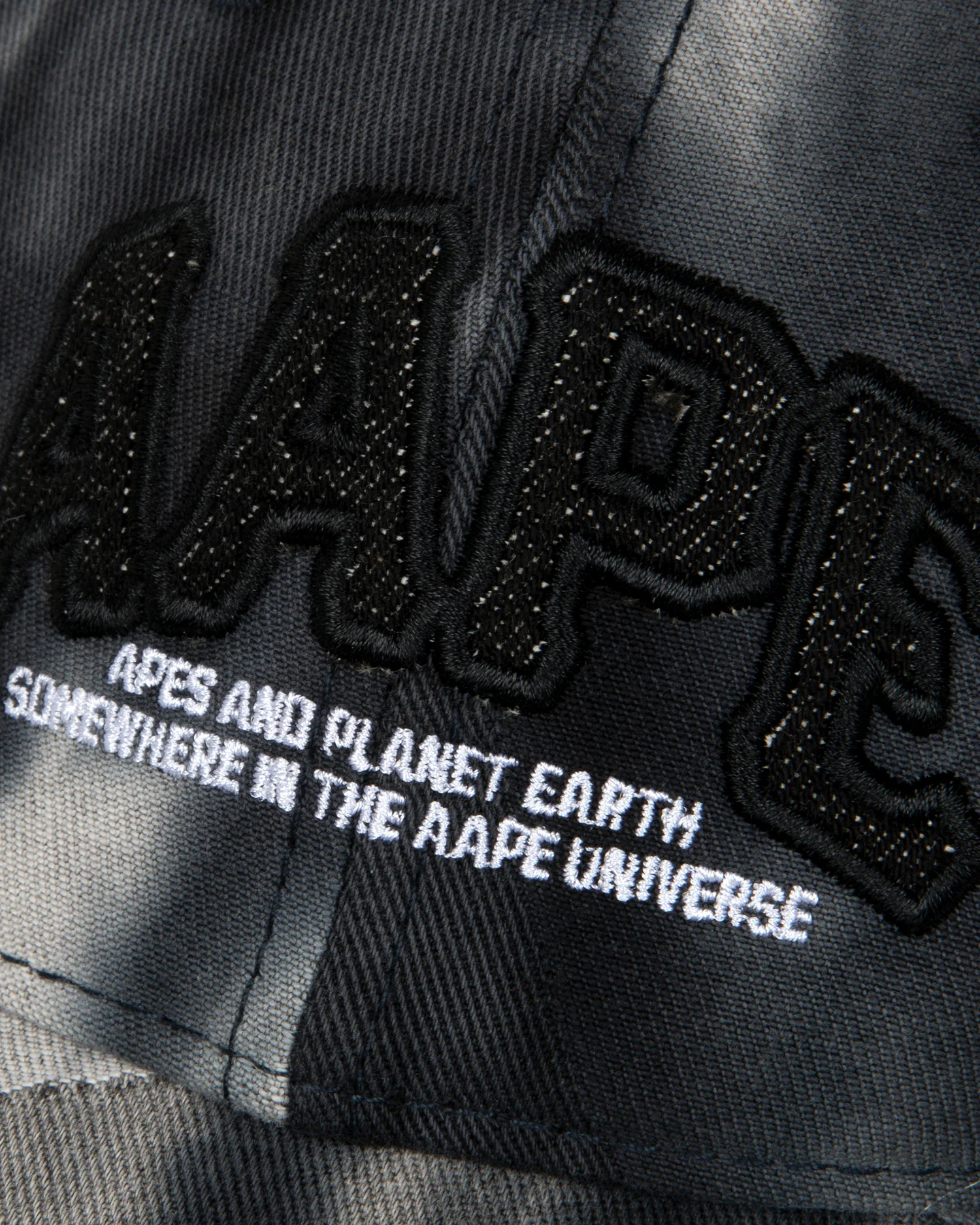 Moonface embroidered tie-dye baseball cap - Image 5