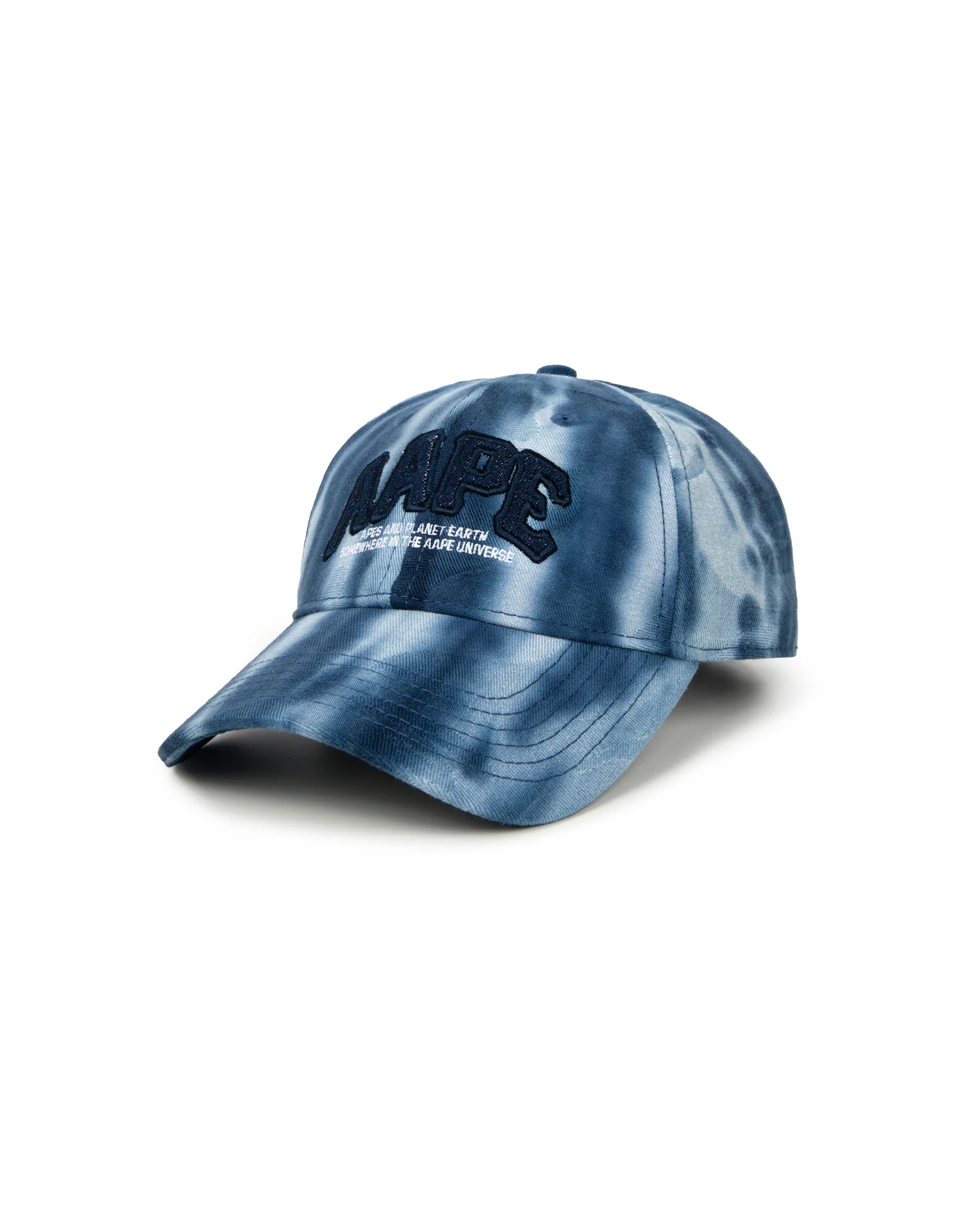 Moonface embroidered tie-dye baseball cap - Image 6
