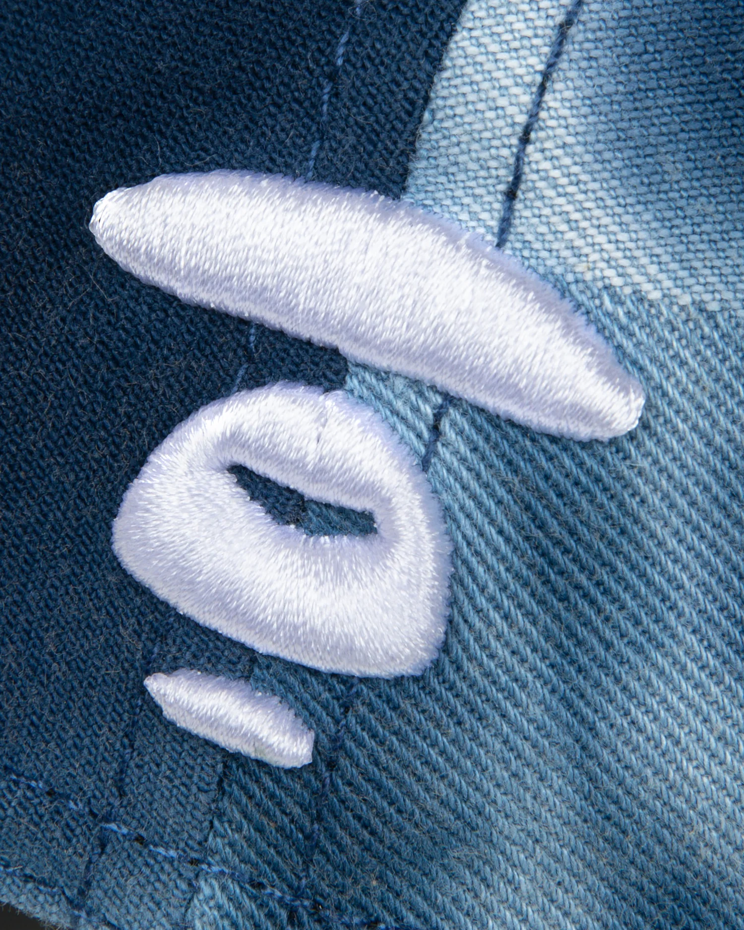 Moonface embroidered tie-dye baseball cap - Image 9