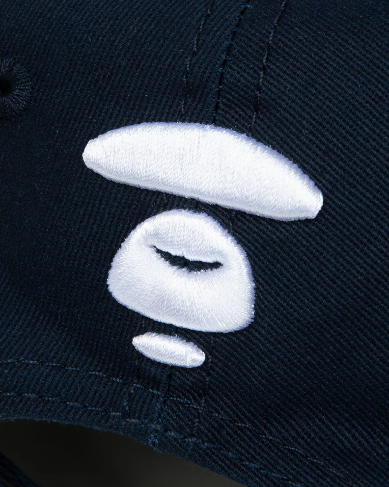 Moonface embroidered baseball cap - Image 9