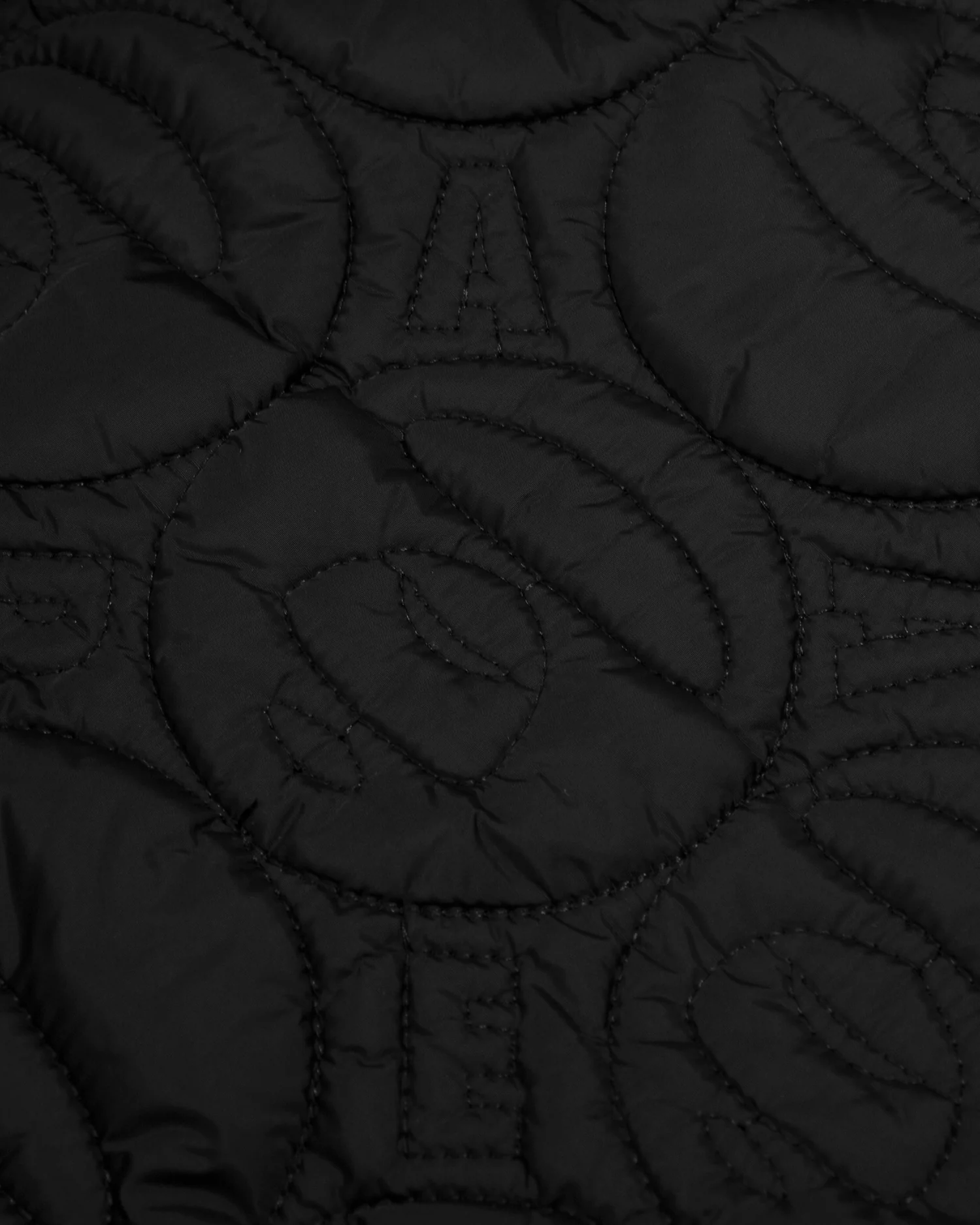 Moonface patterned patch baseball jacket - Image 5