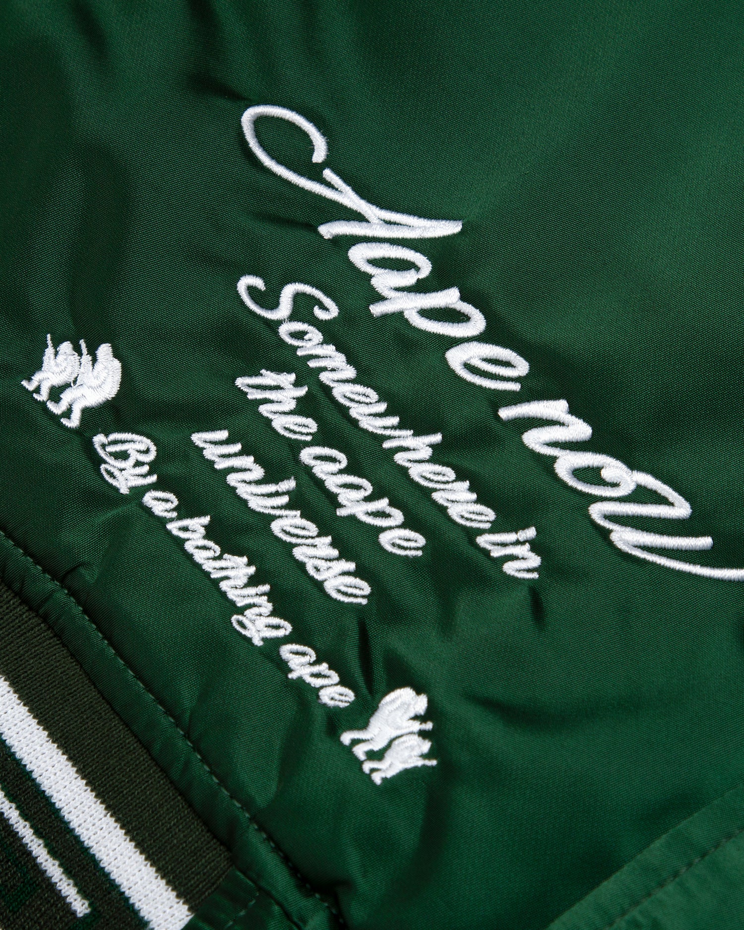 Moonface patterned patch baseball jacket - Image 9