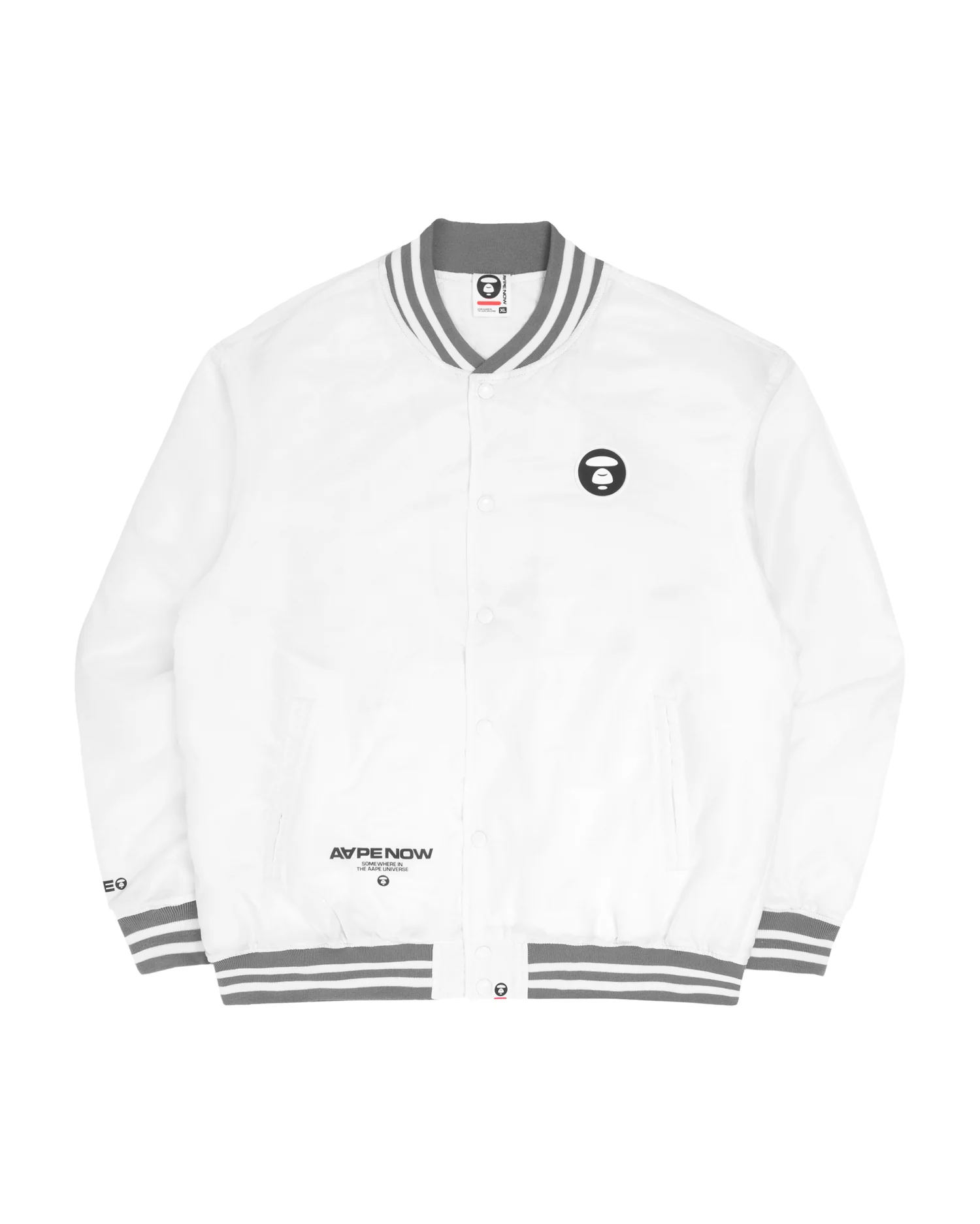 Moonface printed bomber jacket - Image 11