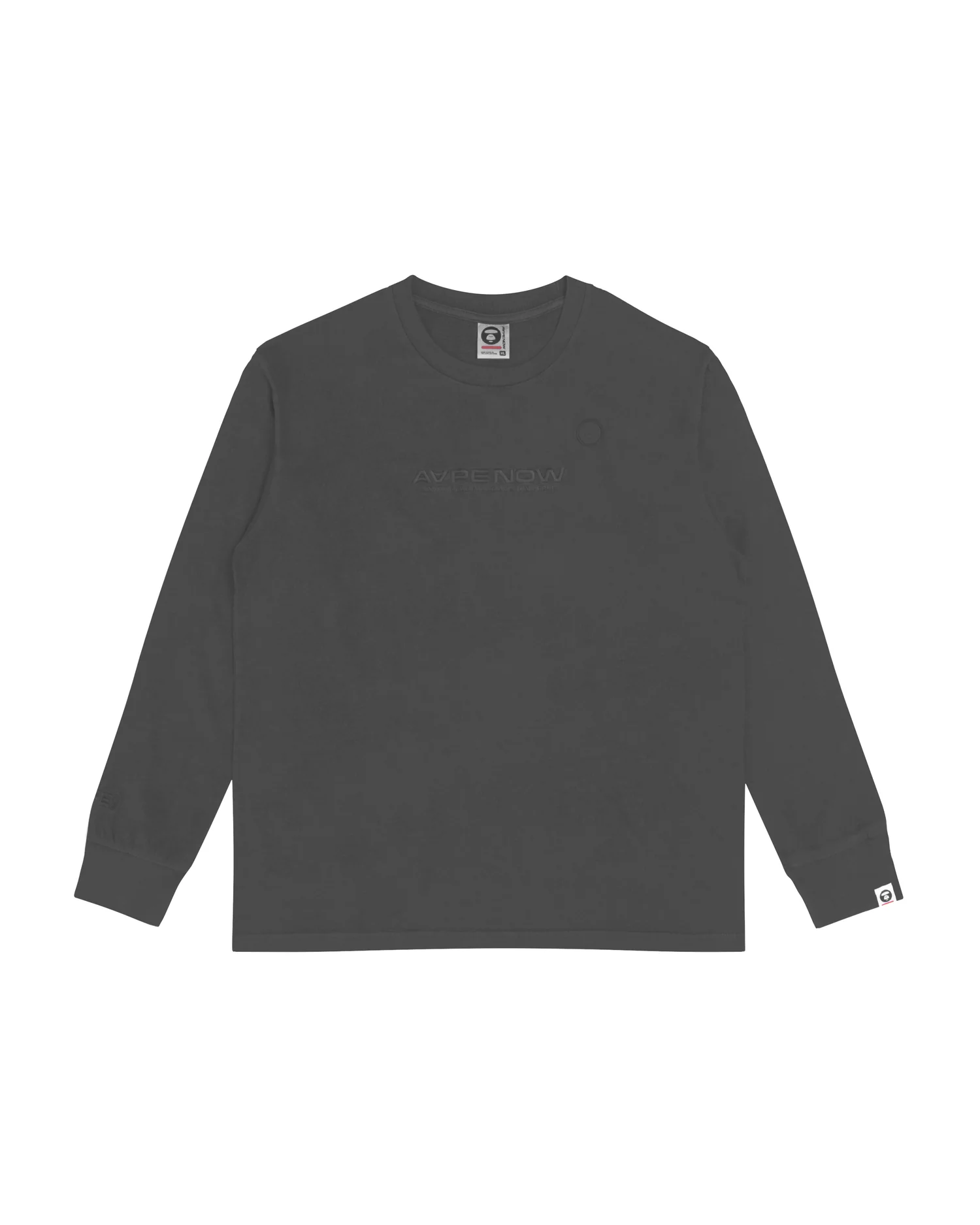 Moonface tonal embroidered L/S tee - Image 6