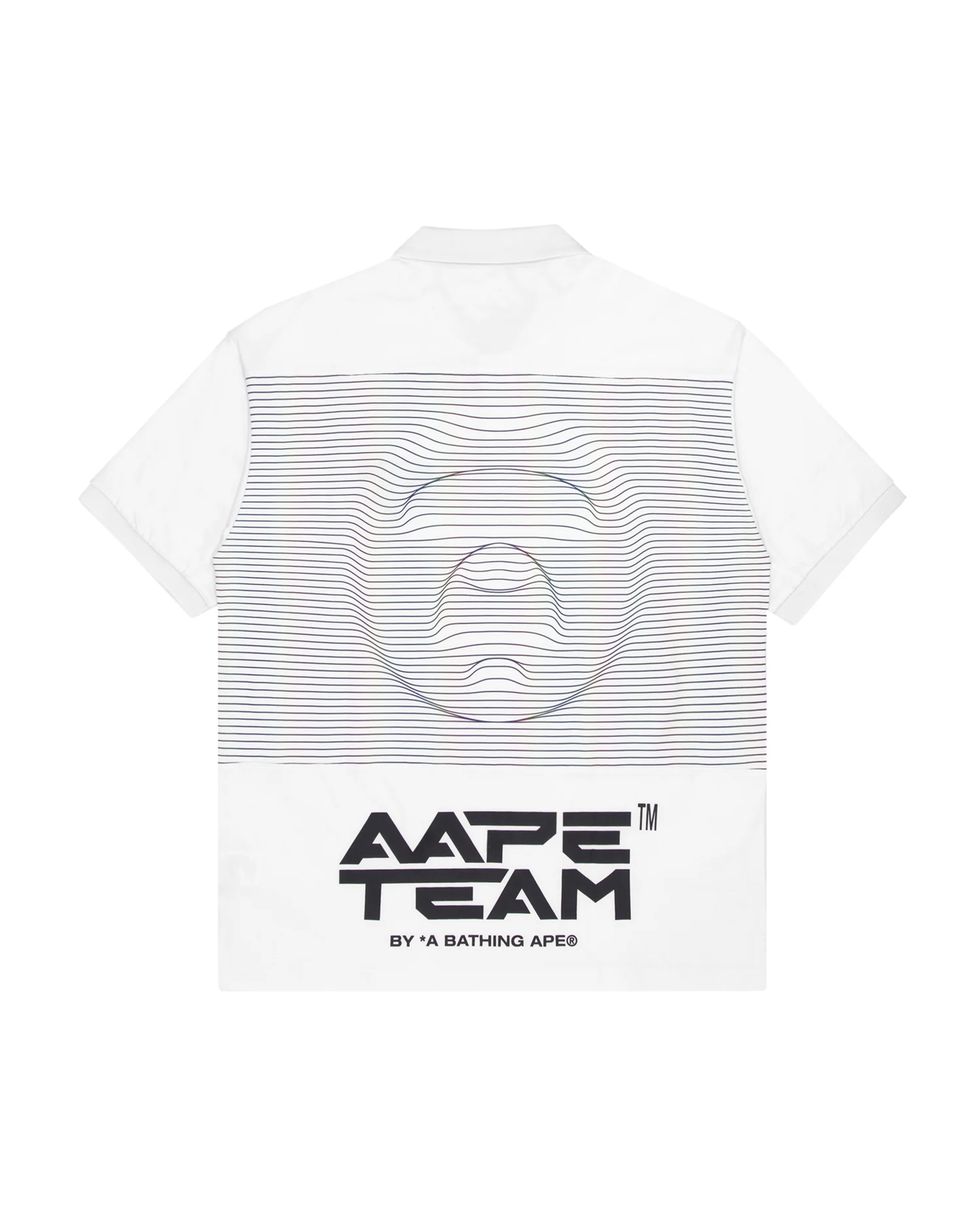 Moonface back print polo - Image 7