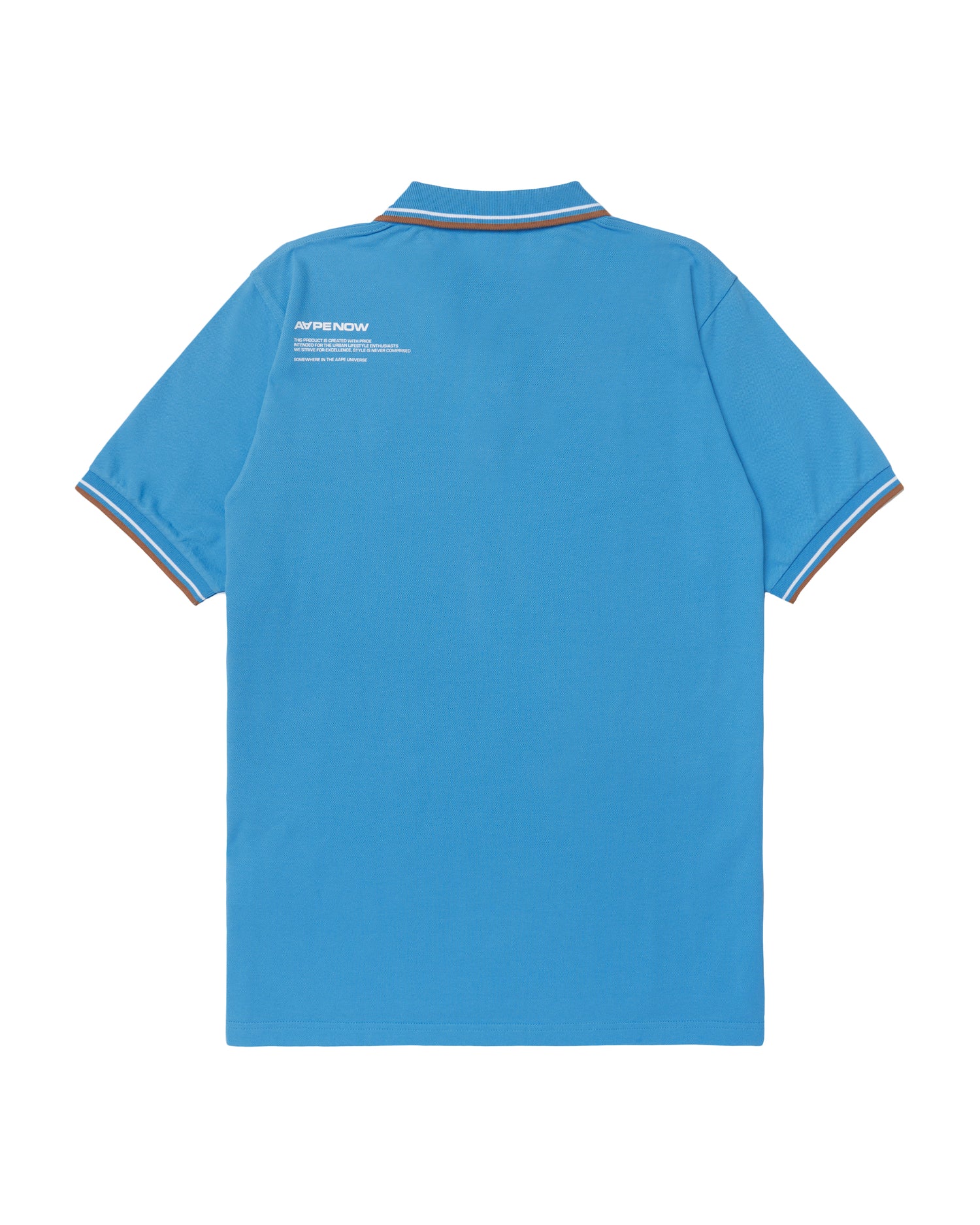 Moonface embroidered twin tipped polo - Image 12