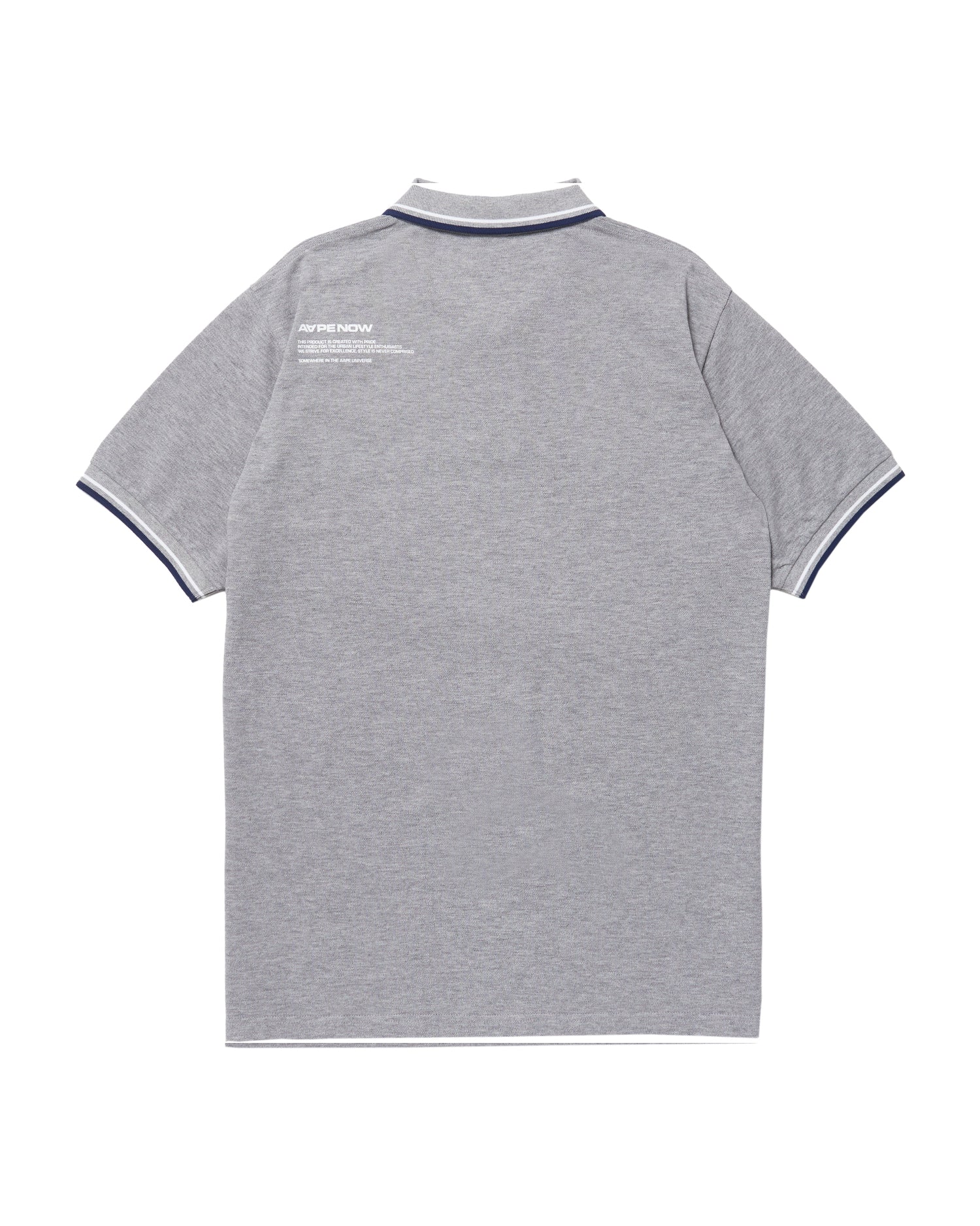 Moonface embroidered twin tipped polo - Image 17