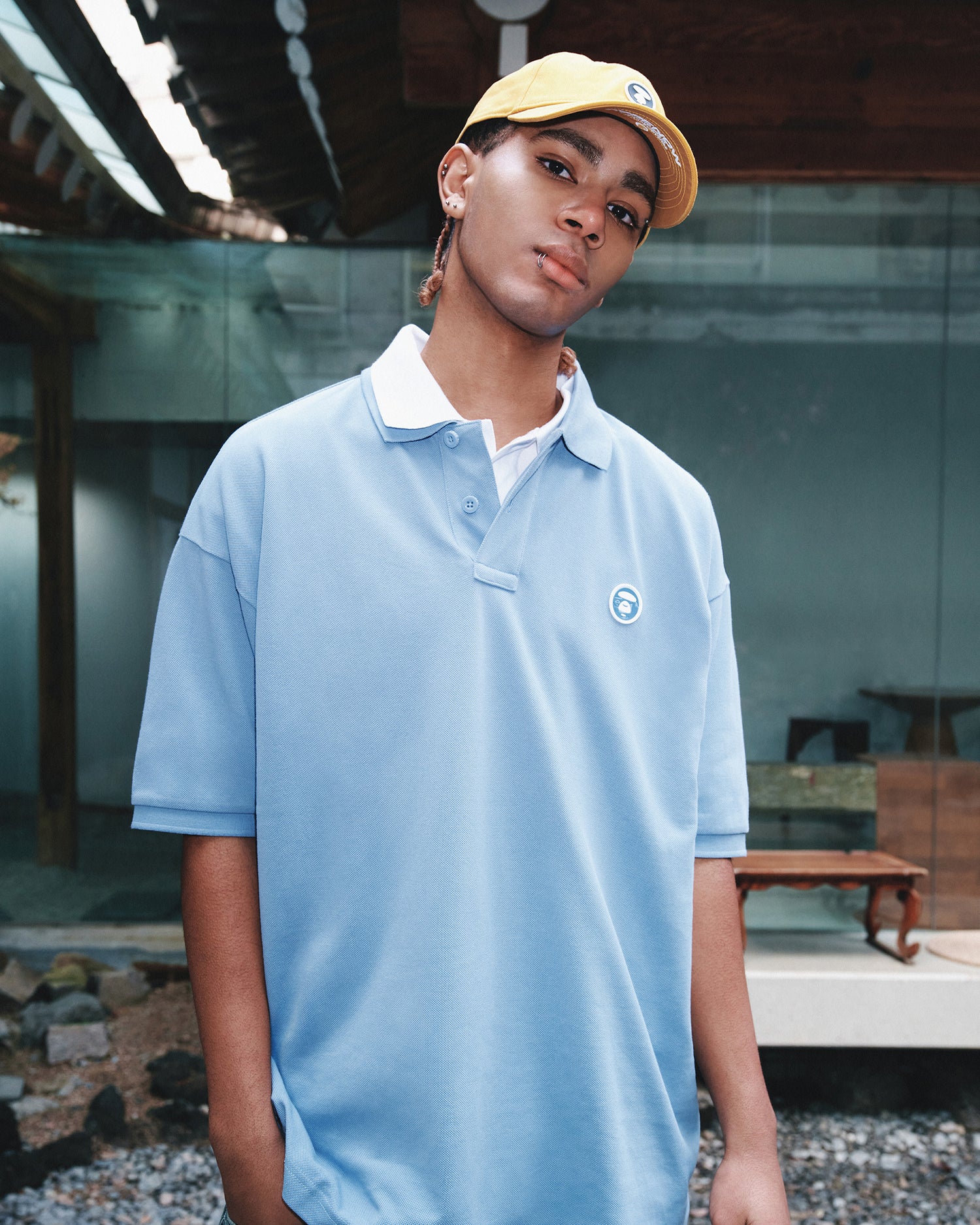 AAPENOW moonface polo shirt - Image 7
