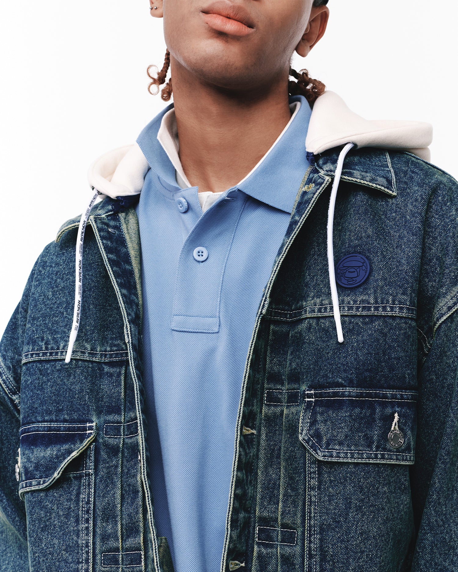 AAPENOW moonface polo shirt - Image 9