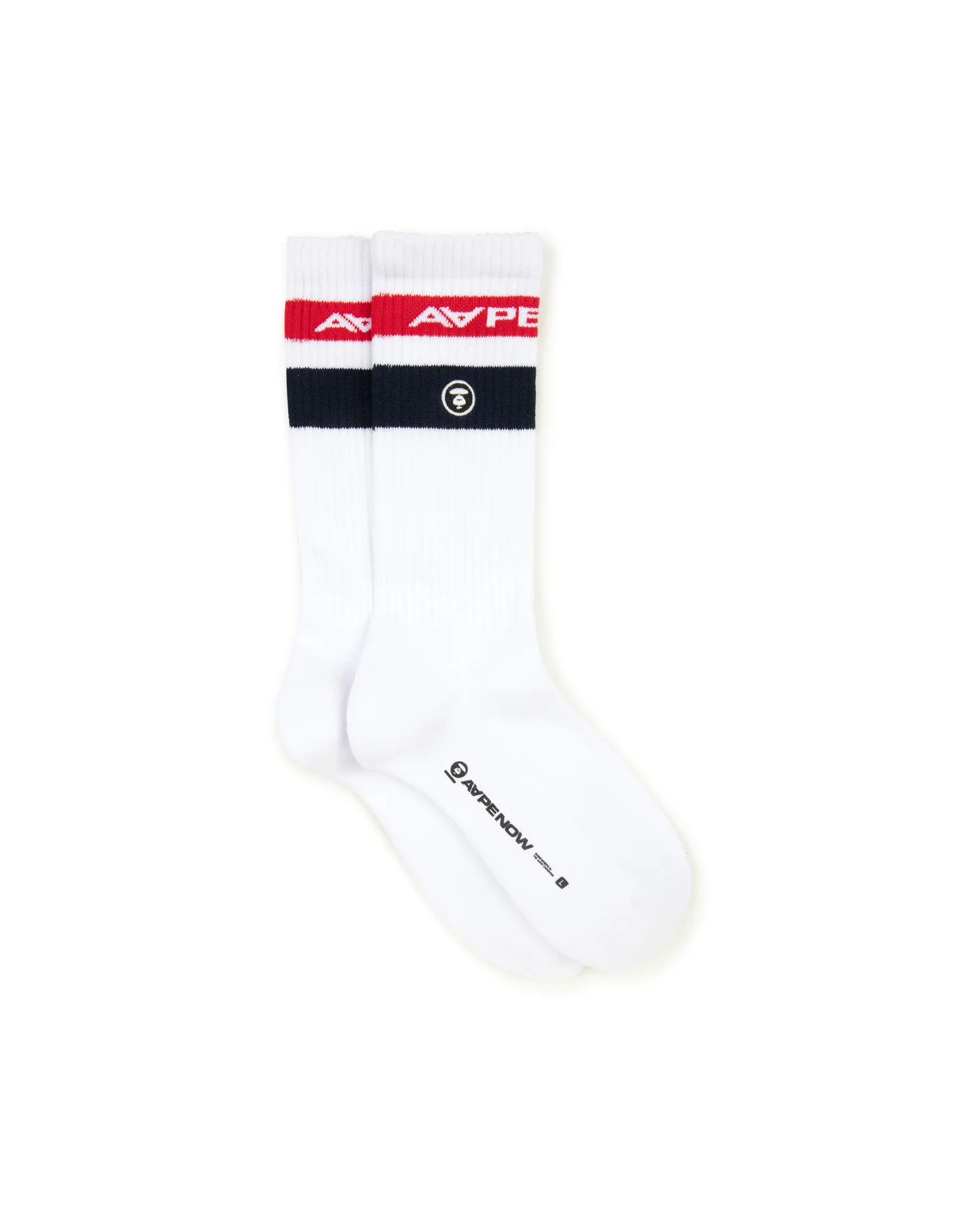 AAPENOW moonface logo crew socks - Image 12