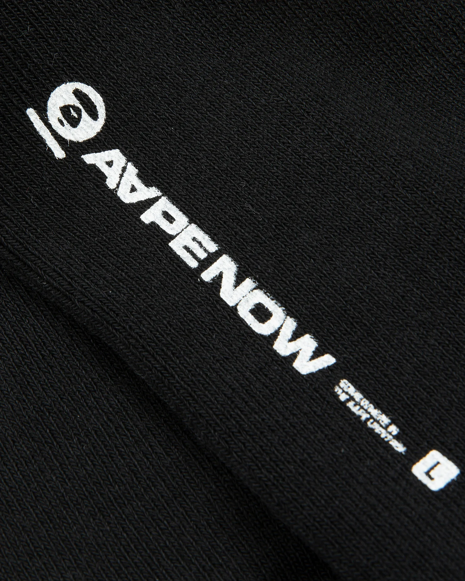 AAPENOW moonface logo crew socks - Image 3