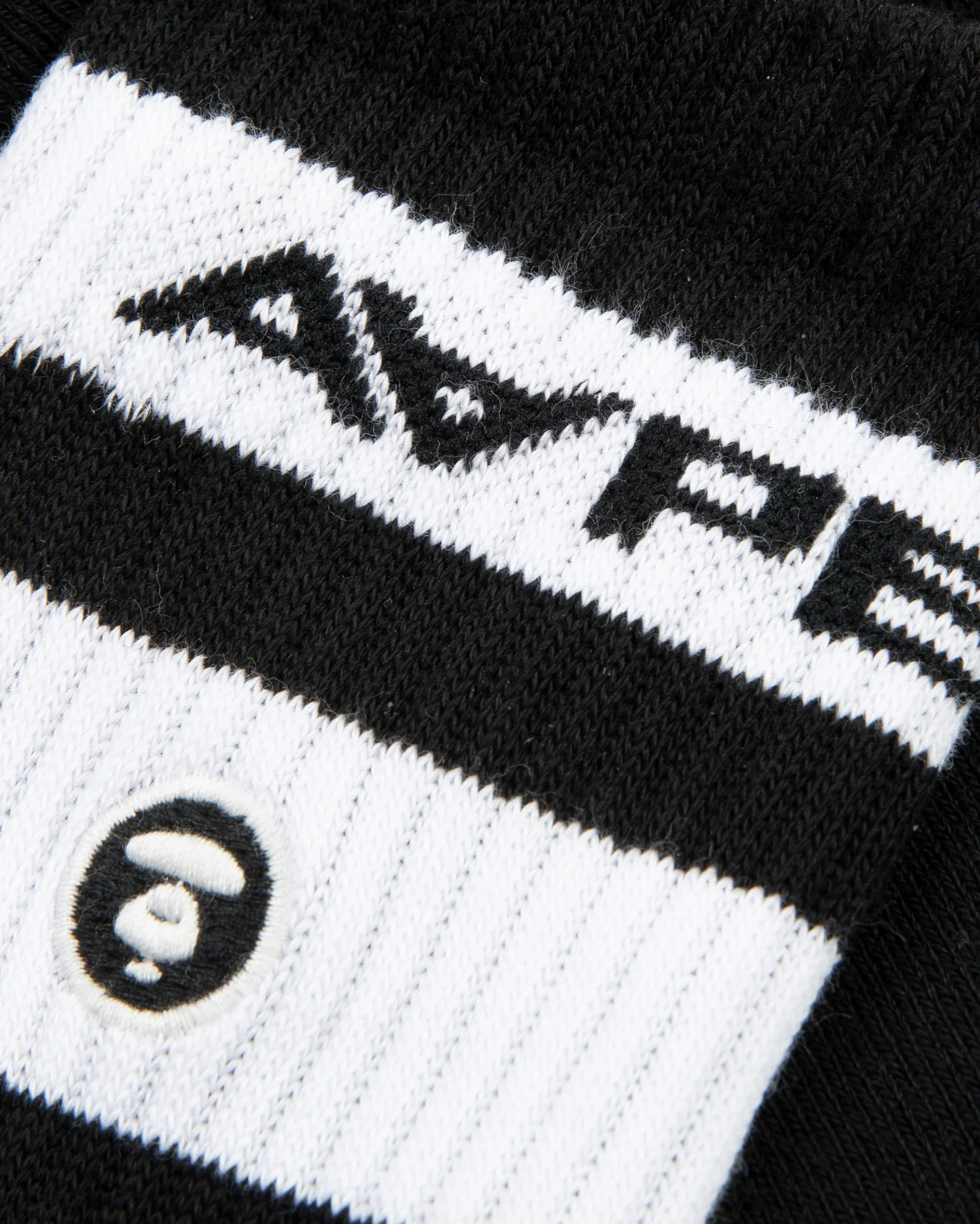 AAPENOW moonface logo crew socks - Image 4