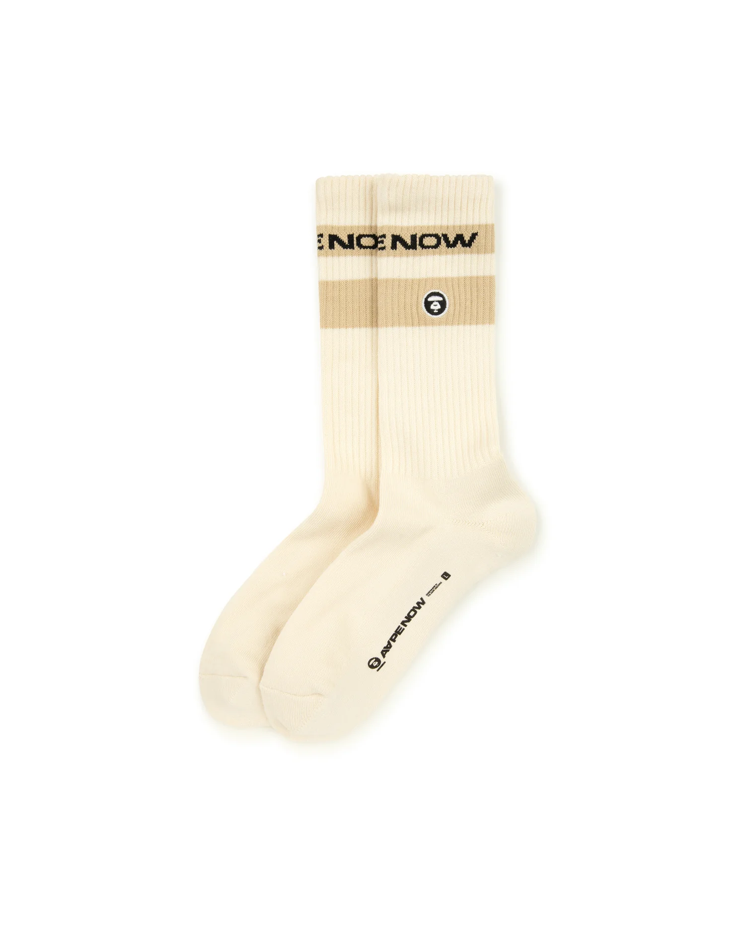 AAPENOW moonface logo crew socks - Image 6