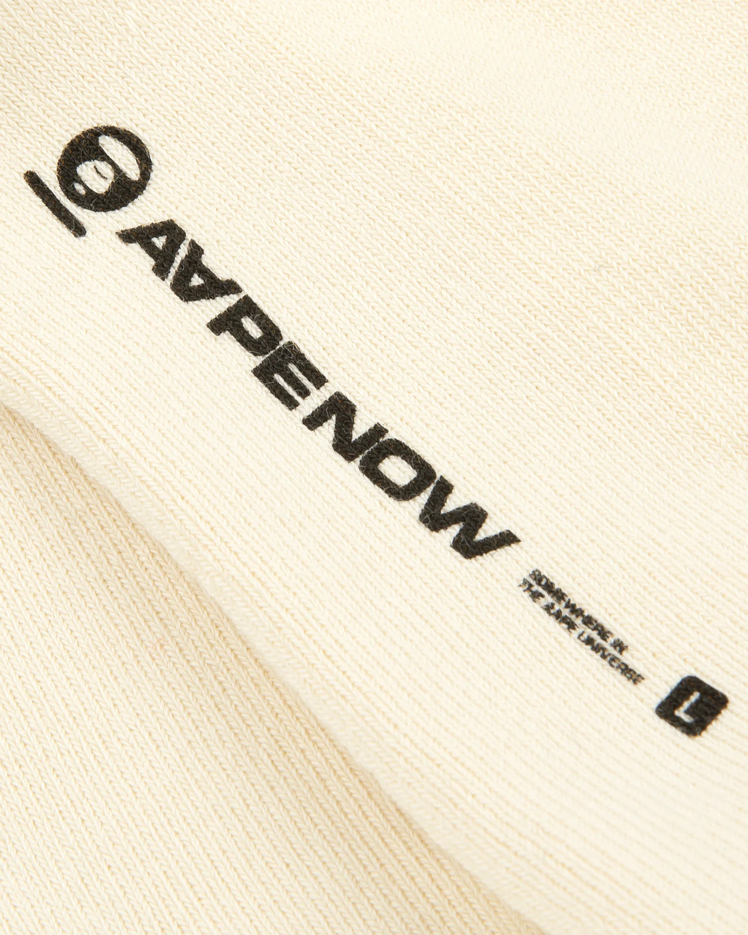 AAPENOW moonface logo crew socks - Image 8