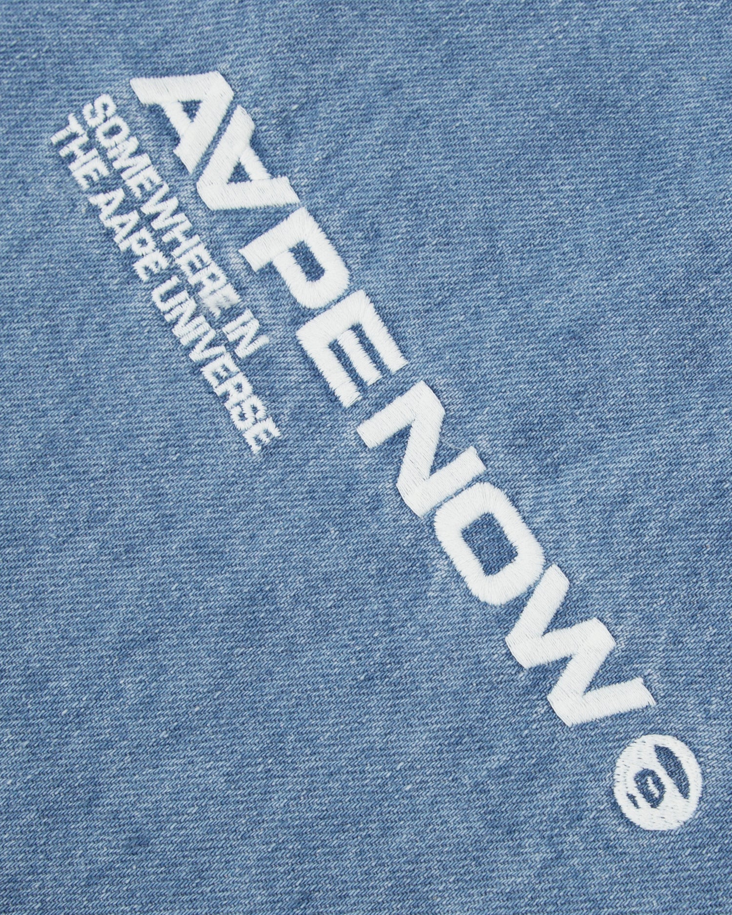 Moonface patch denim shirt - Image 10