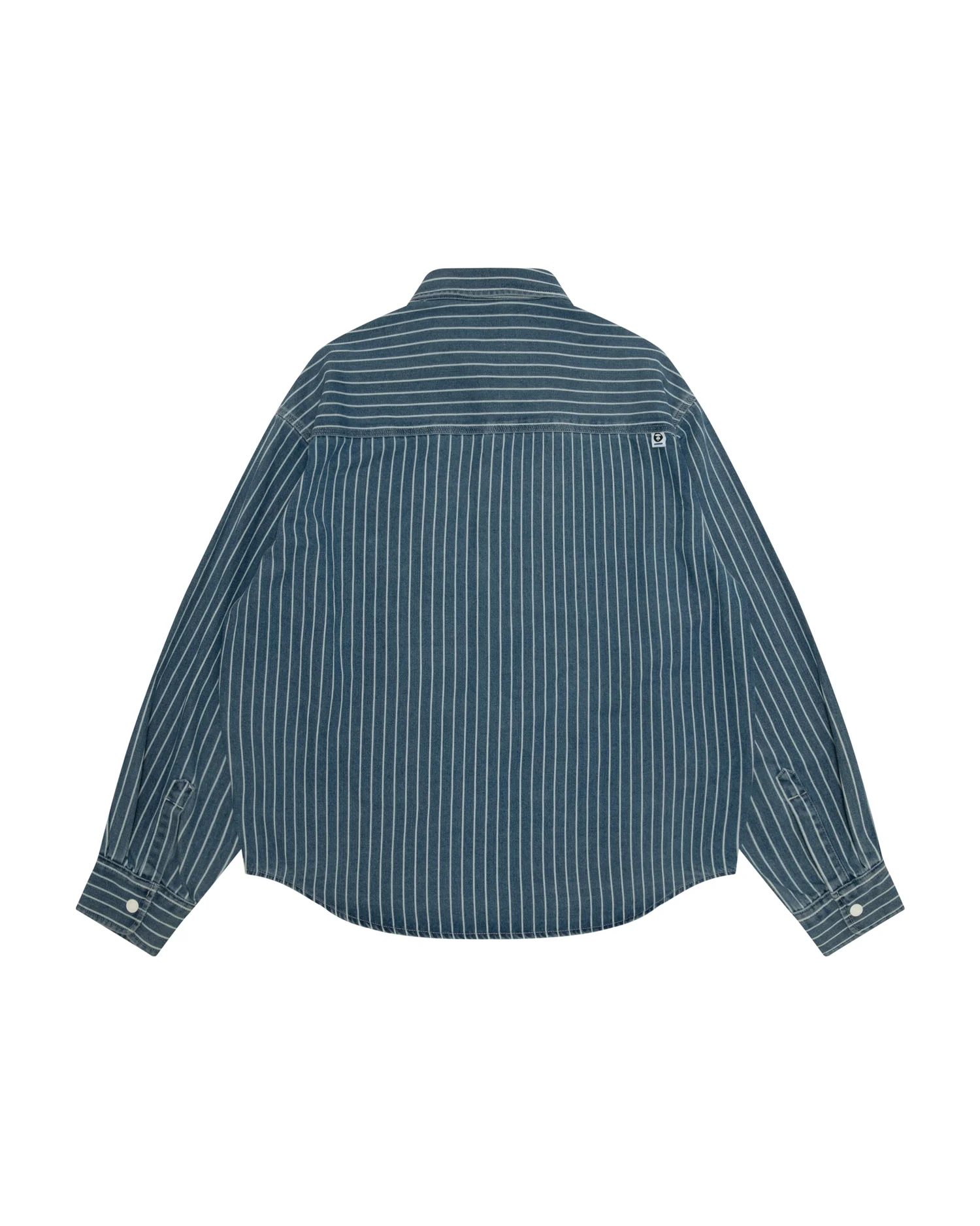 AAPENOW moonface striped long sleeve shirt - Image 5