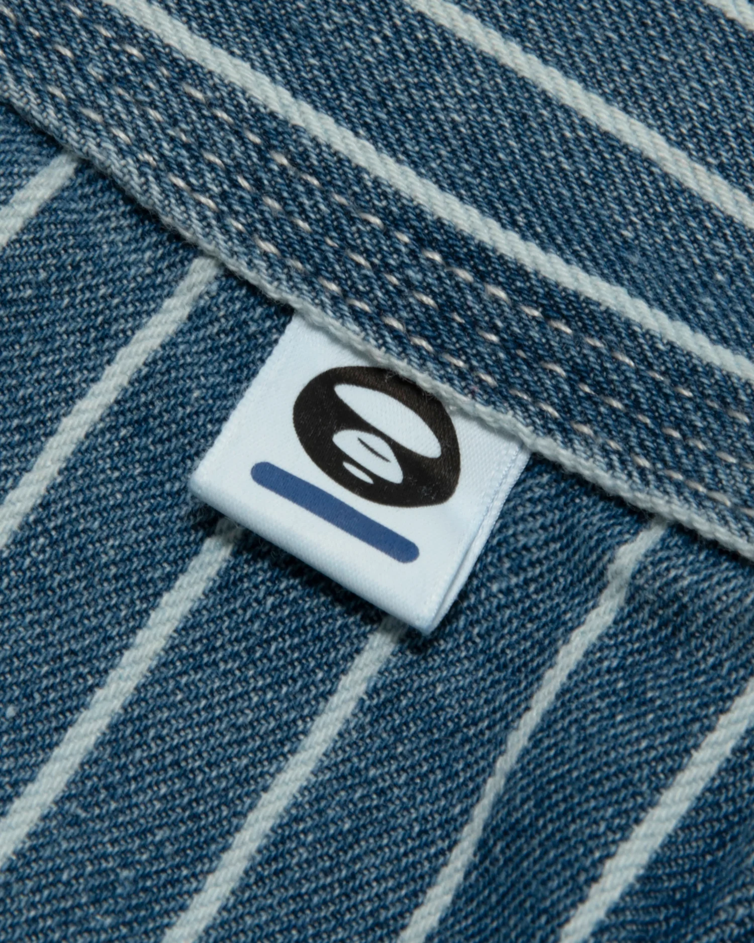 AAPENOW moonface striped long sleeve shirt - Image 6