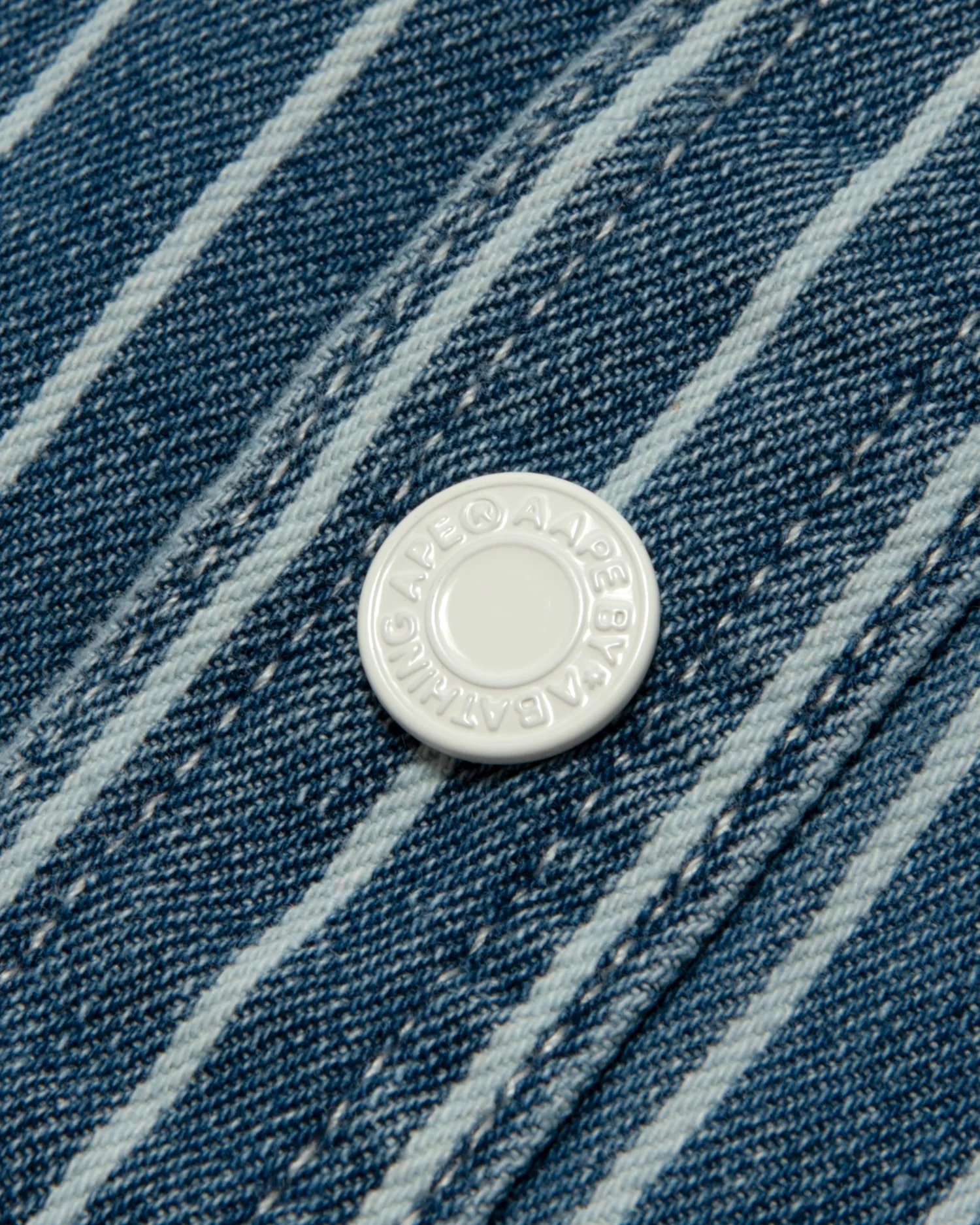 AAPENOW moonface striped long sleeve shirt - Image 8