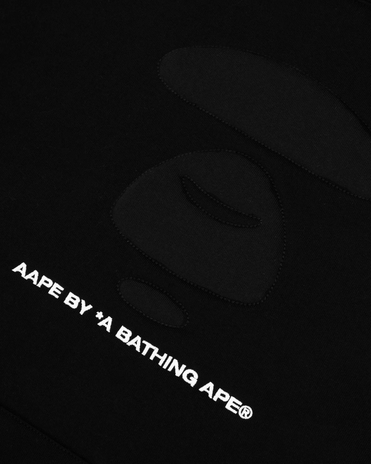 Moonface embossed relaxed hoodie - Image 3