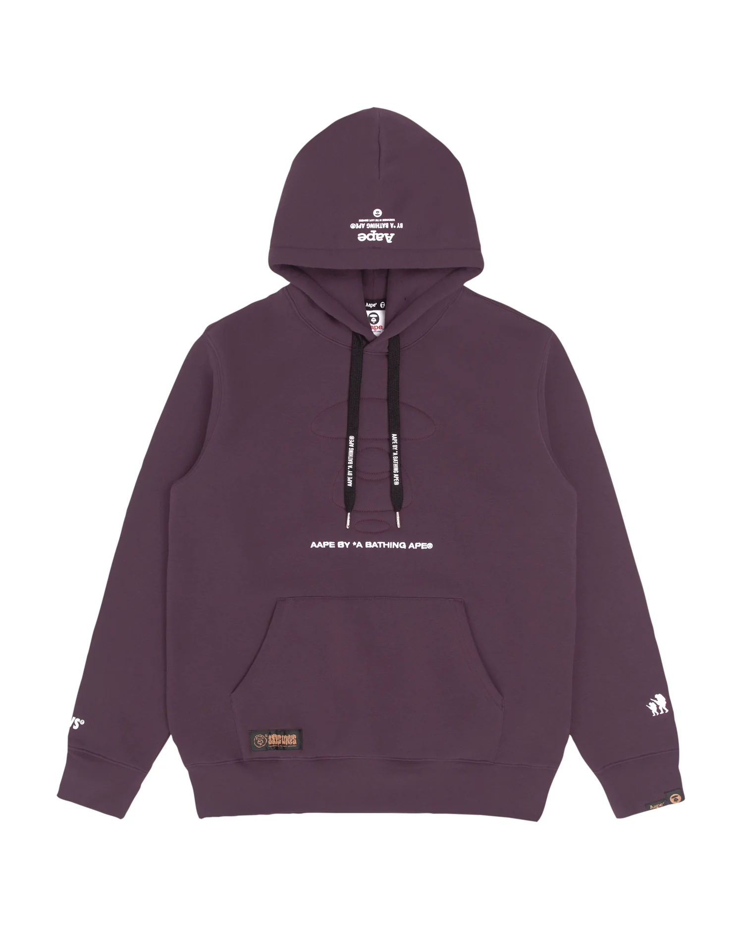 Moonface embossed relaxed hoodie - Image 6