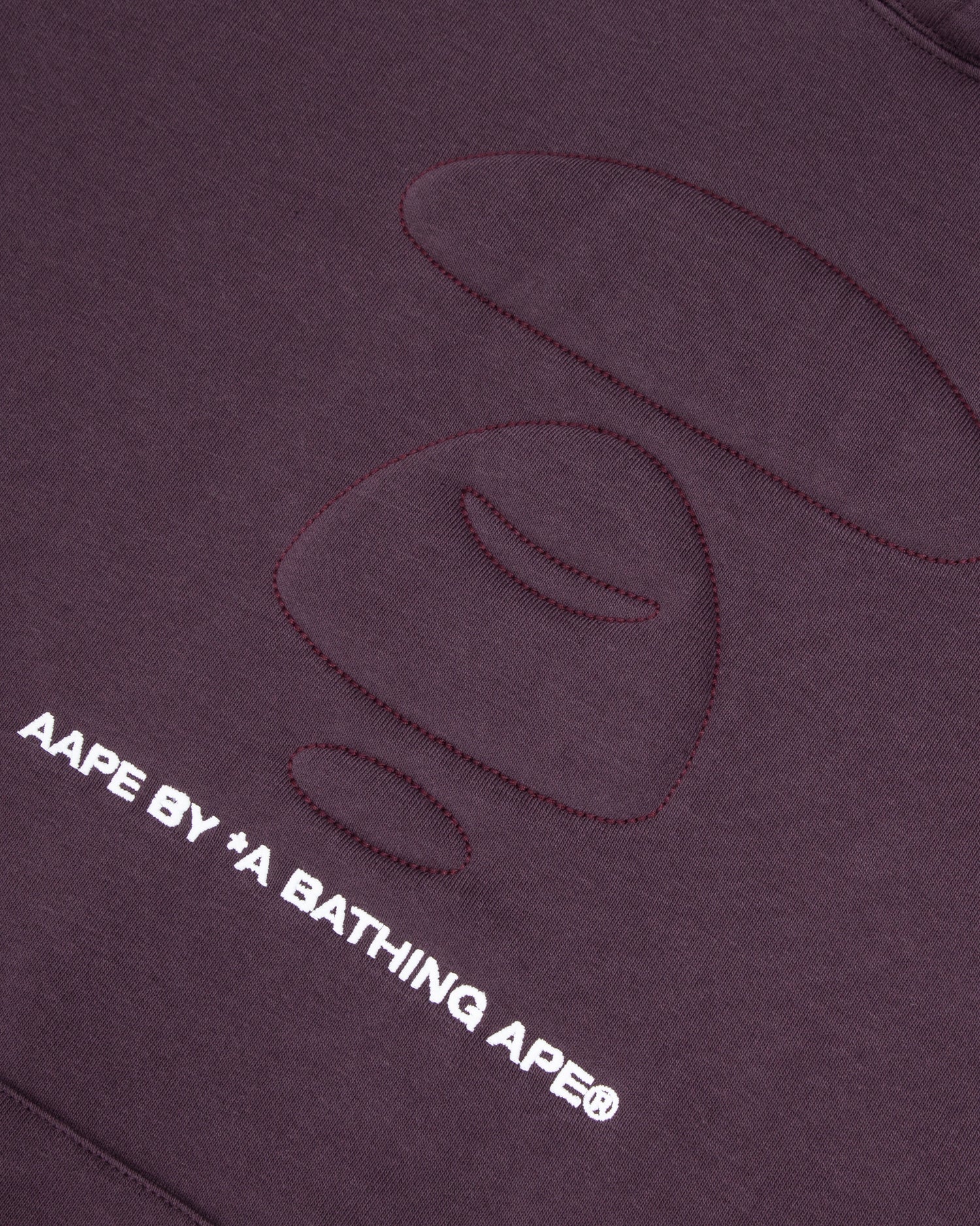 Moonface embossed relaxed hoodie - Image 8