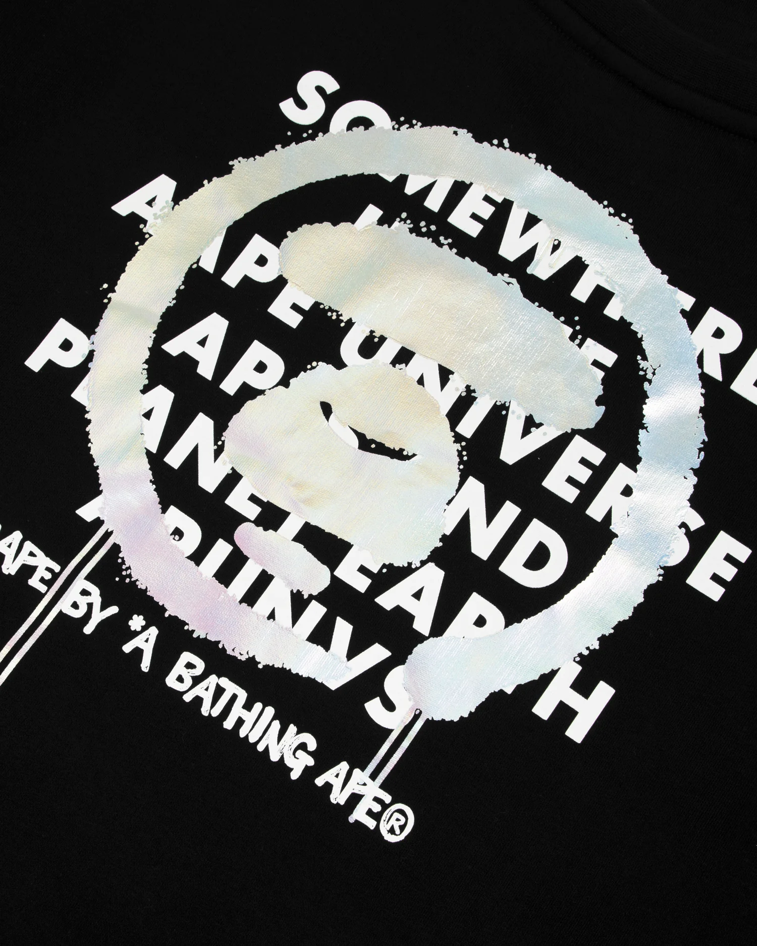 Moonface tie-dye drip graphic sweatshirt - Image 4