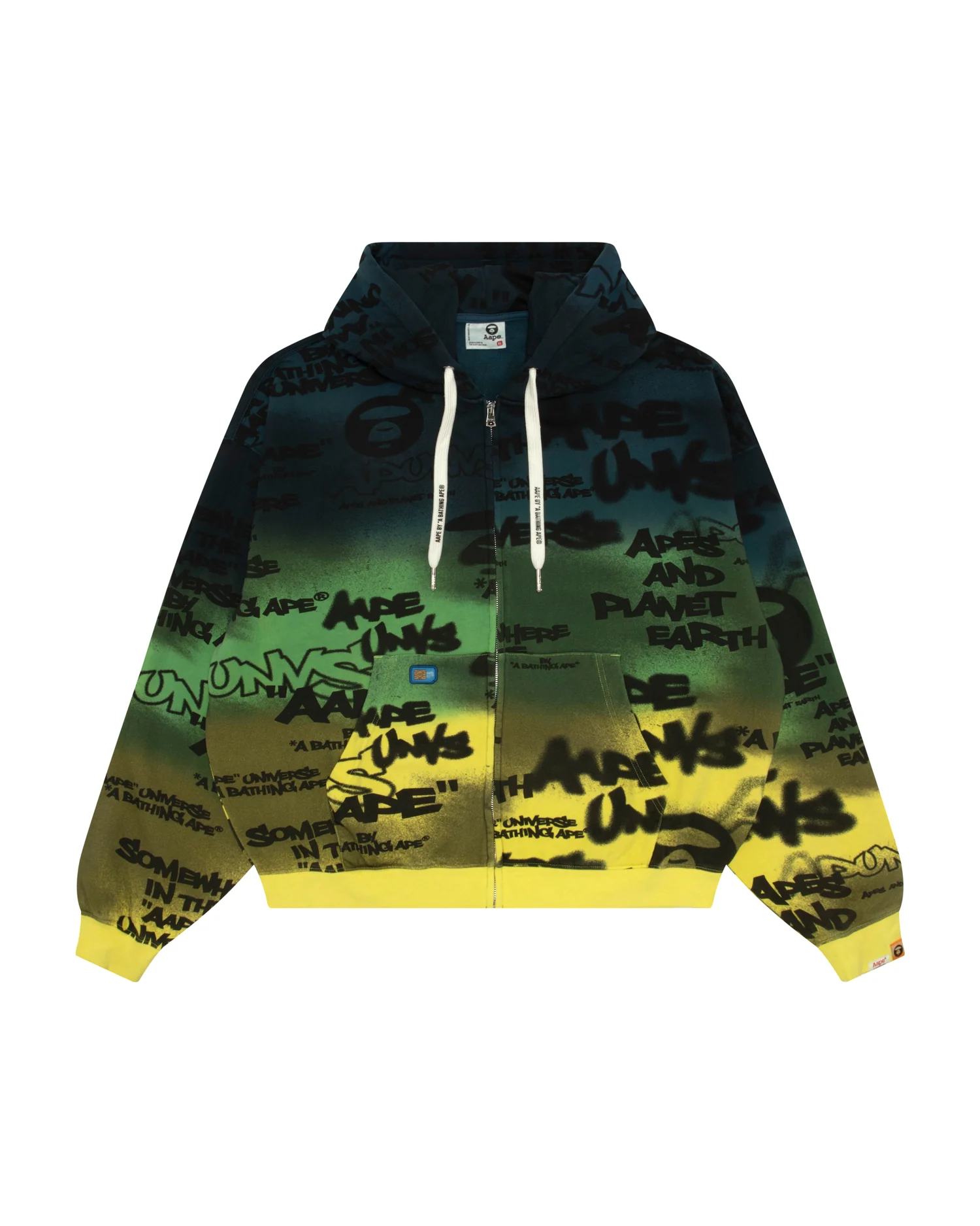 AAPEUNVS graffiti zip-up hoodie - Image 6