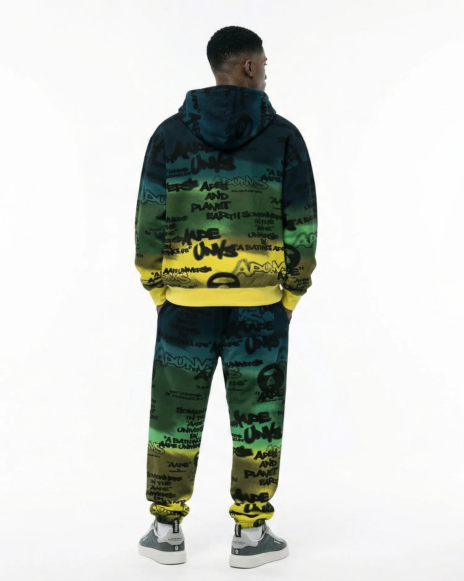 AAPEUNVS graffiti zip-up hoodie - Image 8