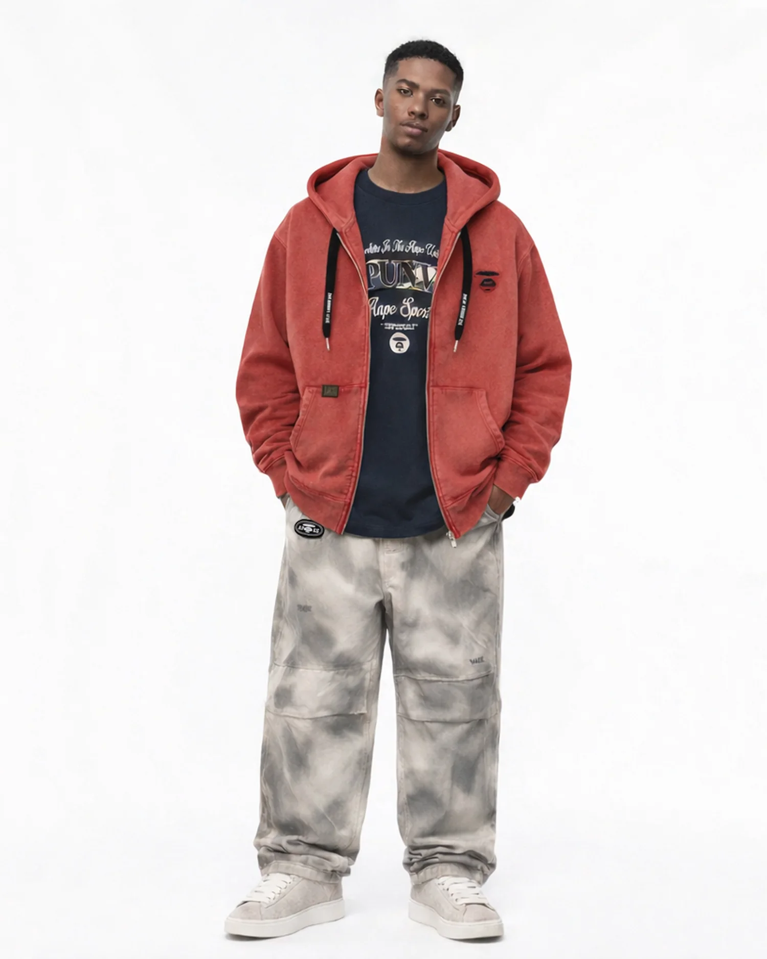 Moonface zip-up hoodie - Image 12