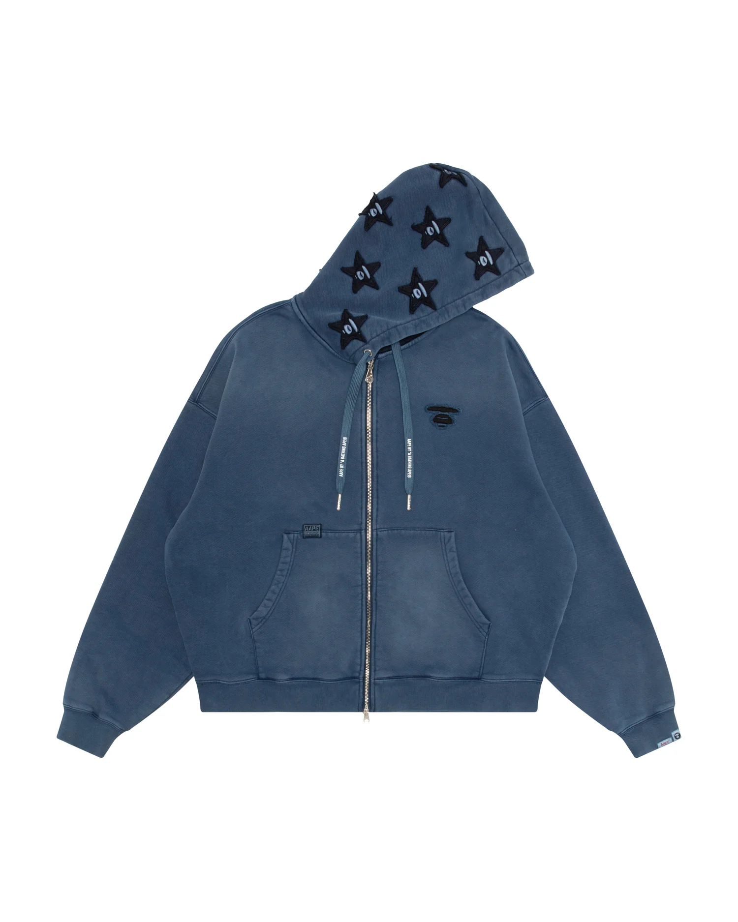 Moonface zip-up hoodie - Image 6