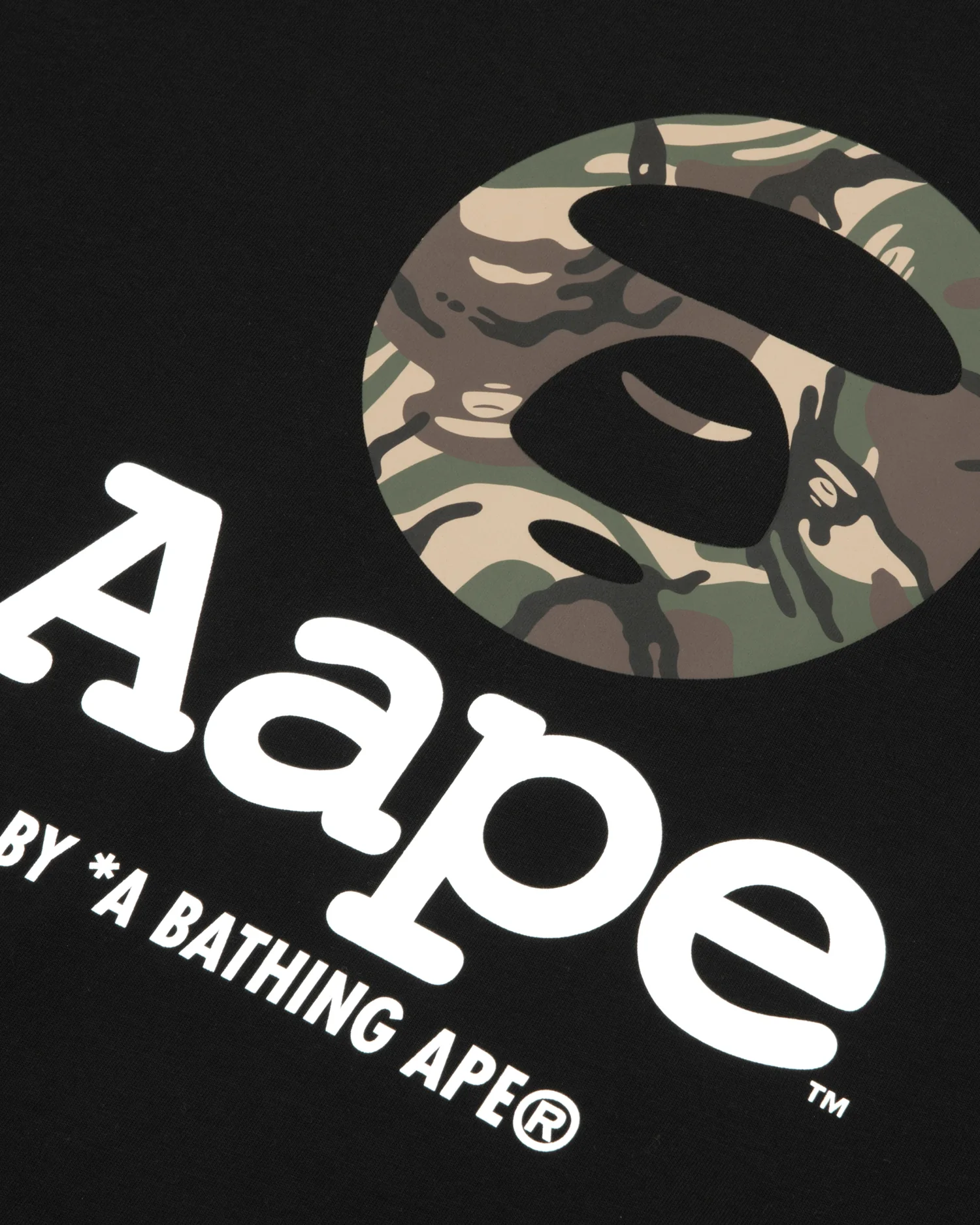 AAPEUNVS camo moonface tee - Image 3