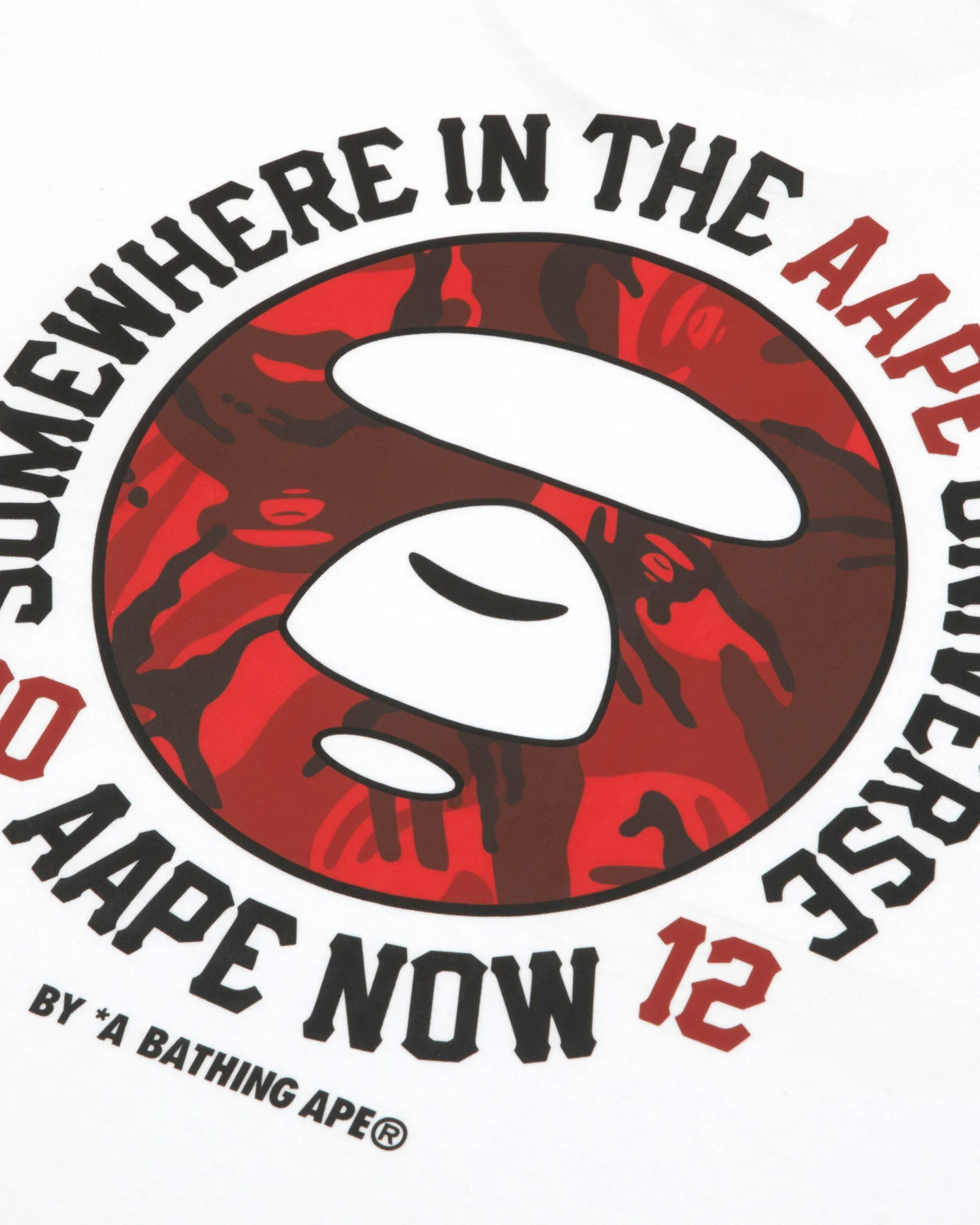 AAPENOW camo moonface tee - Image 11