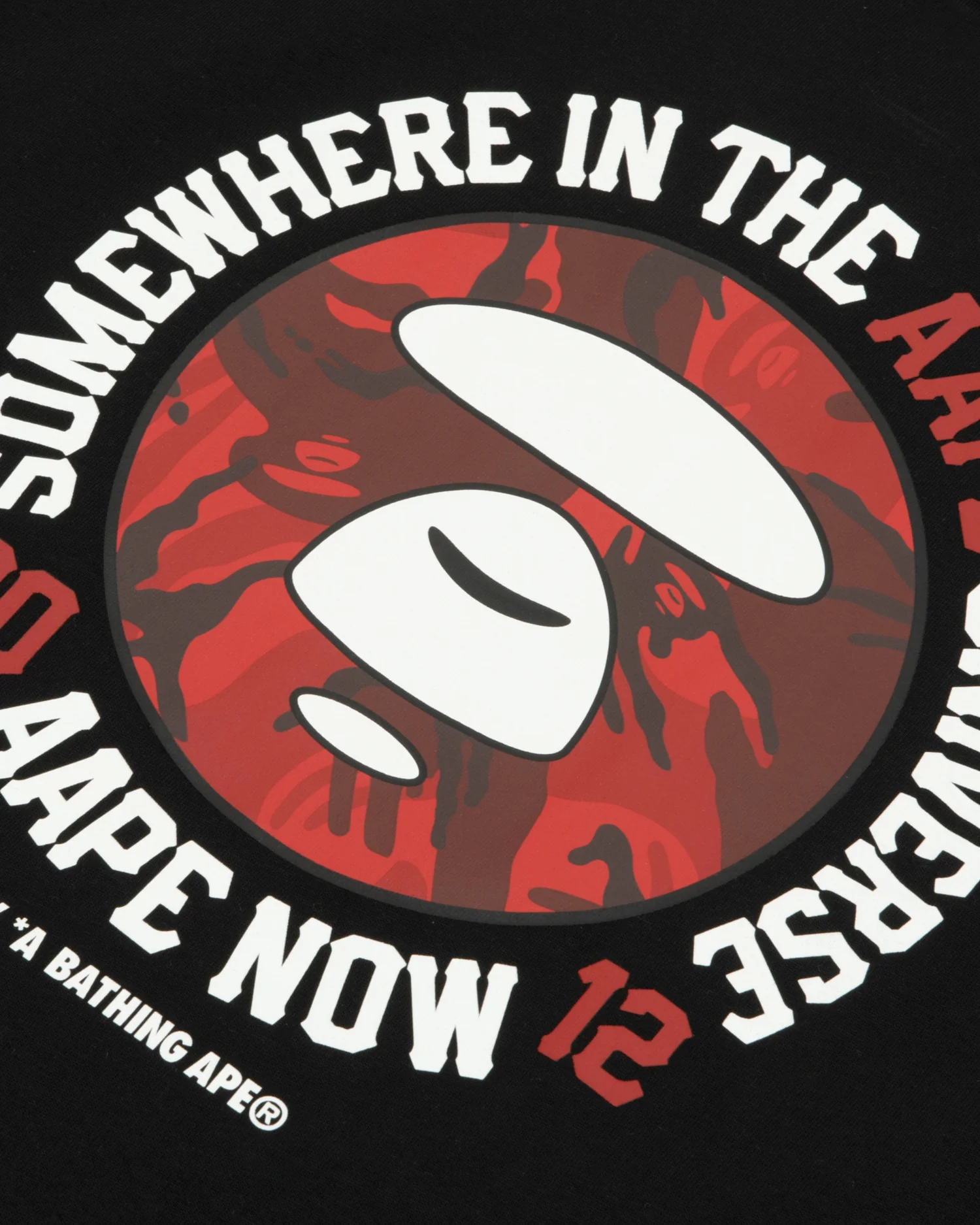 AAPENOW camo moonface tee - Image 6