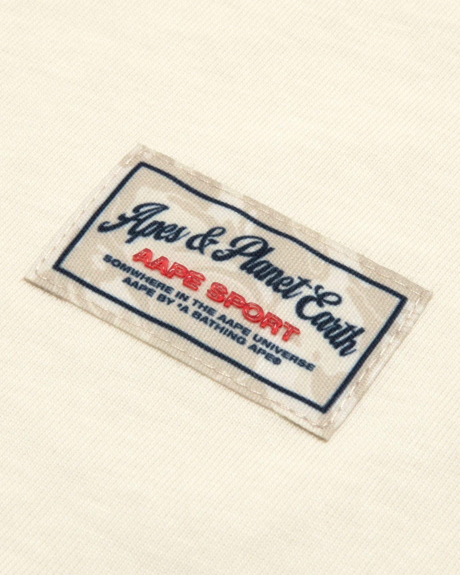 AAPESPORTS letter patch tee - Image 8