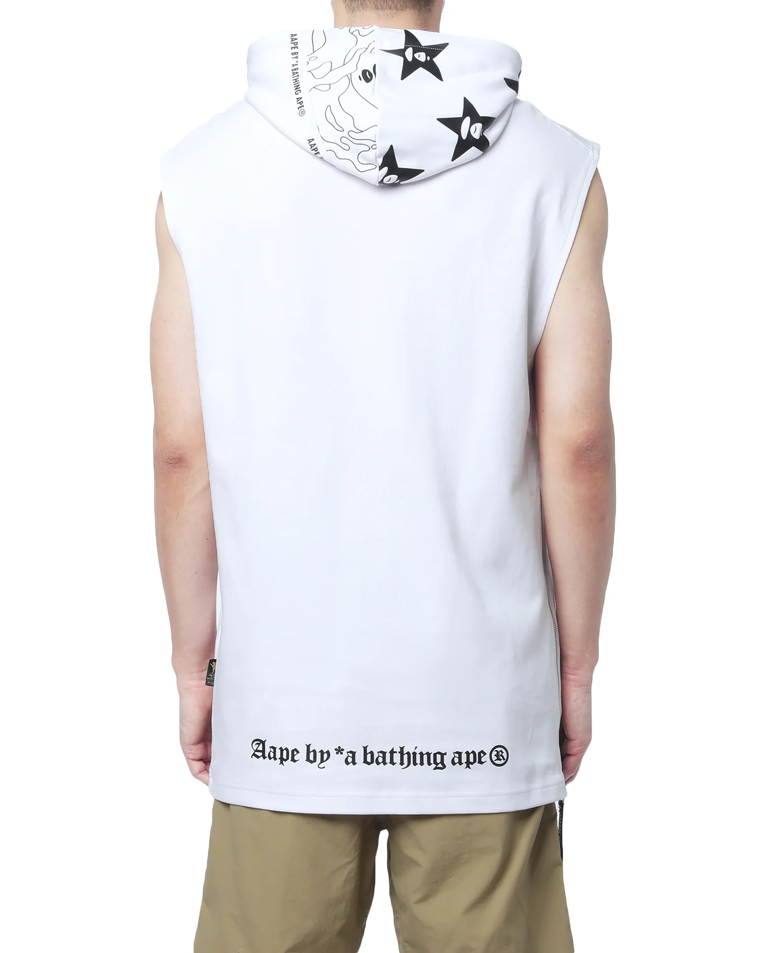 Metallic Moonface sleeveless hoodie - Image 10