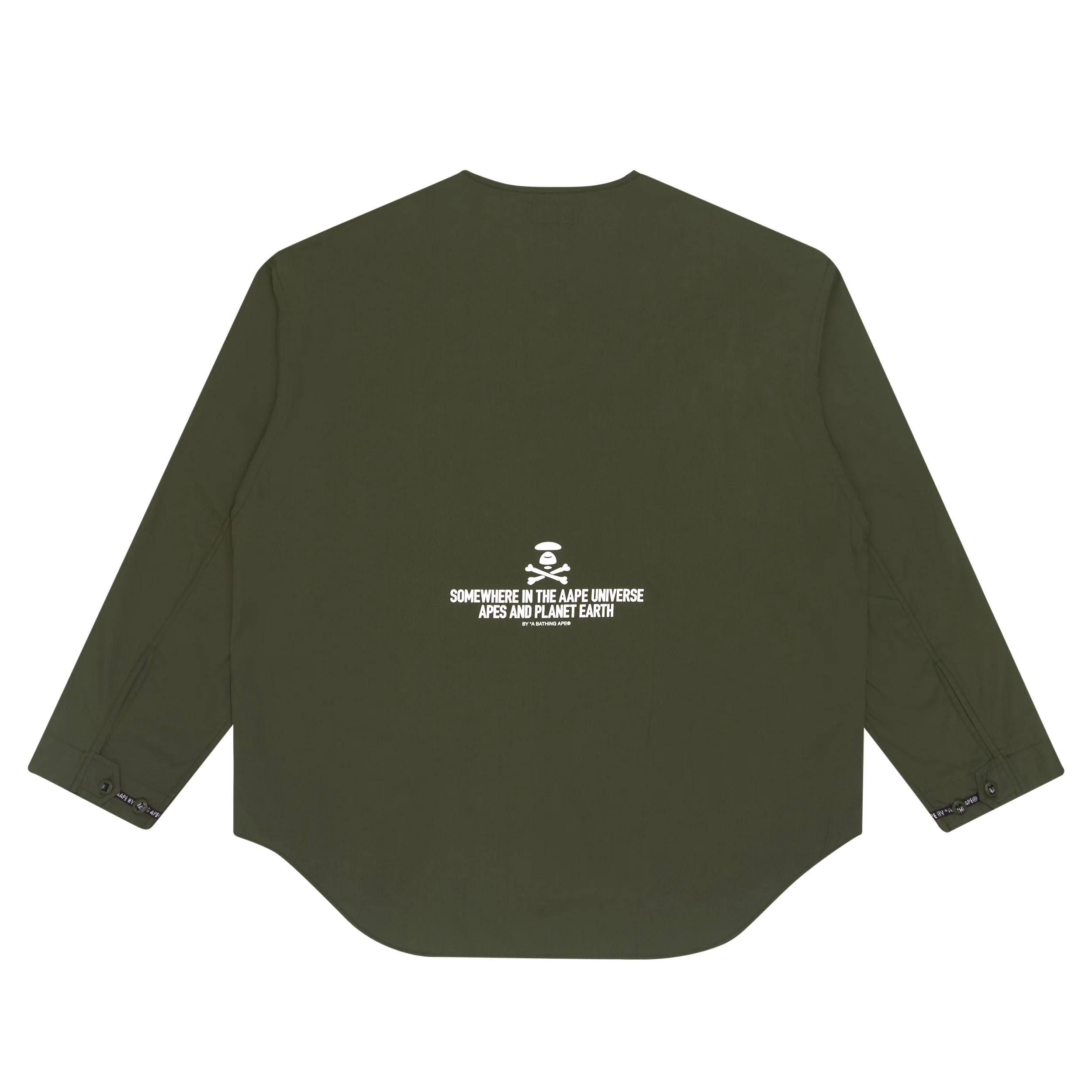 Collarless logo shirt - Image 7